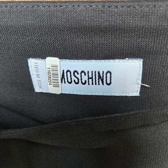 Moschino Black Flared Pants Size 6 - Picture 3 of 5